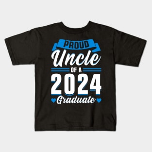 Proud Uncle of a 2024 Graduate Kids T-Shirt